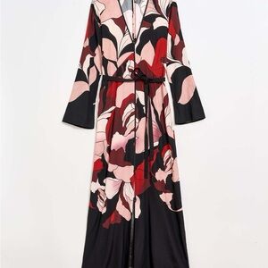 Billy Reid Winter Rose Maxi Cocktail Dress